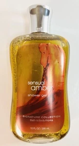 Bath & Body Works Sensual Amber SHOWER GEL 10 oz (Discontinued Version) - Picture 1 of 3