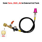 W21.8 Quick Connect Adapter Hose Kit for Soda DUO Art Terra to External Co2 Tank