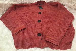 Wild Fable Long Sleeve Button-Front Oversized Cardigan Pink XS NWT Free Shipping - Picture 1 of 6