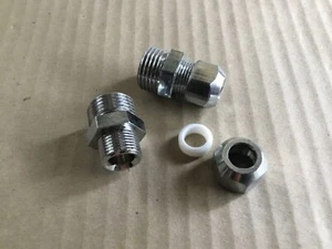 10mm x 1/2 male iron chrome couplings - Picture 1 of 1