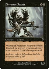 Magic MTG Tradingcard Invasion 2000 Phyrexian Reaper 117/350