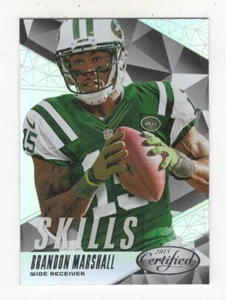 2015 PANINI CERTIFICATO SKILL BRANDON MARSHALL NEW YORK JETS #SK20 - Foto 1 di 1