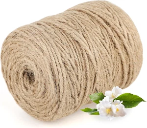 Spago Di Juta 3 Mm Di Spessore, Rotolo Da 100 M – Corda Di Canapa Naturale per G - Foto 1 di 12