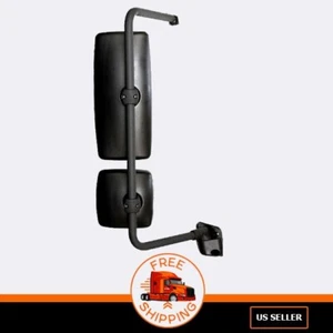 Black Door Mirror For 2002-2018 International 4300 4200 - Passg. Side - RIght - Bild 1 von 1