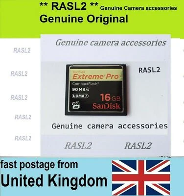 16 GB SanDisk Extreme Pro 90 MB/s UDMA7 Compact Flash CF Memory Card D800 D810 - Image 1 of 2