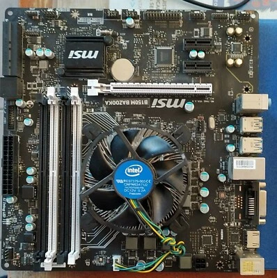 Kit MSI B150M bazooka motherboard LGA 1151 C B150 + CPU intel i5 6500 - Immagine 1 di 4