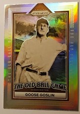 Goose Goslin, The Old Ball Game Silver Prizm, 2023 Panini Prizm   #OBG13  