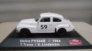 VOLVO PV544S 1964 RALLY MONTE CARLO T.TRANA 1:43 ATLAS IXO HARD BOX - Imagen 1 de 4