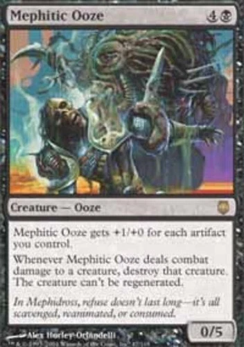 Mephitic Ooze ~ Moderately Played Darksteel MTG Magic UltimateMTG Black Card - Image 1 of 1