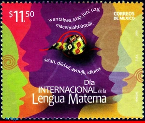 2678 MÉXICO 2010 INTL. Lengua materna del día, MNH - Imagen 1 de 2