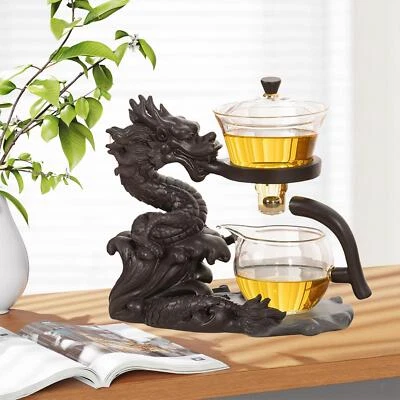 Tetera vajilla con infusor fácil de limpiar taza de té de agua flujo de agua magnético Foto 1 de 4