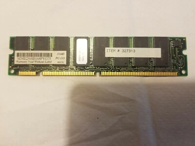 Simple Tech M38E256SB168PYG75 256MB SDRAM 168pin PC-133 98000-00167-001 - Image 1 of 3