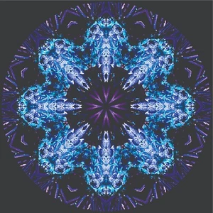 Mandala Purple Pattern Mousepad Mouse Pad - Picture 1 of 1