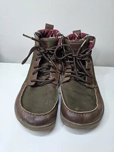 Lems Herren Größe 12 Boulder Boot Stiefel Timber Grün Kariert Gefüttert EU 46 - Bild 1 von 12