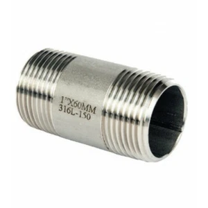 Barrel Nipple Stainless Steel Pipe Fitting 1/8" - 4" Rated 150LB - Picture 1 of 30