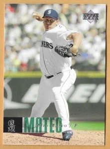 Julio Mateo Seattle Mariners #802 - cubierta superior casi nuevo-como nuevo 2006 - Imagen 1 de 2
