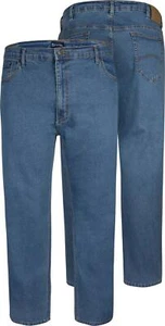 Big Mens D555 Duke Rockford Carlos Stretch Jeans Blue Waist 40-60" Leg 30-34" - Picture 1 of 5
