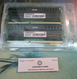 Patriot Memory Viper 8GB (2x4GB) DIMM 1600 MHz DDR3 Memory PV38G160C9K  - Picture 1 of 1