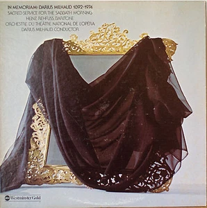 MILHAUD: Sacred Service for the Sabbath Morning-M1974LP MILHAUD CONDUCTING - Picture 1 of 1