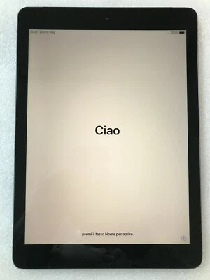 Apple IPad Air - WiFi + Cell - 16GB - Space gray - Batteria e tasto home guasti - Immagine 1 di 4