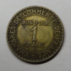 France Franc 1921 Aluminum-Bronze KM#876 - Picture 1 of 2
