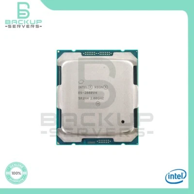 SR2N4 Intel Xeon E5-2660V4 2.00GHz 14-Core 9.6GT/s 105W 35MB LGA2011 Processor - Image 1 of 3