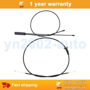 2X for Mini R55 R56 R57 Cooper Hood Latch Release Cable 51232751378 51237148865 - Picture 1 of 10