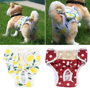 Female Dog Physiological Pants Dog Menstrual Pants Pet Supplies Breathable W - Picture 1 of 13