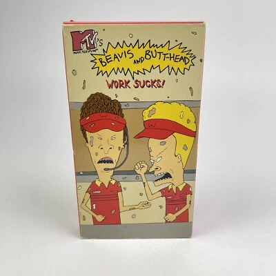 Beavis and Butthead MTV Work Sucks VHS 1994 Promo - Image 1 of 4