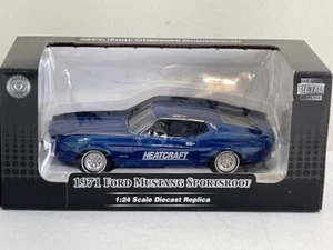RARE Crown Premiums Lennox Heatcraft 1971 Ford Mustang Sportsroof, 1/24, NIB - Picture 1 of 3