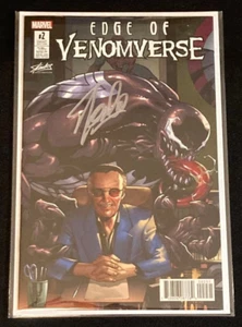 STAN LEE COA SIGNED EDGE OF VENOMVERSE # 2 Variante B AUTO AUTOGRAMM VENOM - Bild 1 von 7