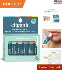 Travel-Friendly Organic Lip Balm Set - Nourishing Care in 6 Flavor Assortment - Picture 1 of 9