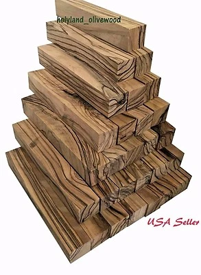 Dark Grains / Extremely Figured ~ Bethlehem Olive Wood Pen Turning Pen Blanks  - image 1 of 3