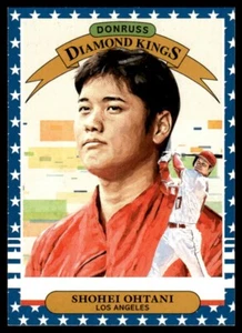 SHOHEI OHTANI 2019 DONRUSS DIAMOND KINGS INDEPENDENCE DAY #14 - Picture 1 of 2