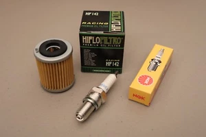 Kit de puesta a punto del motor Yamaha YFM Big Bear YFM400: filtro de aceite de bujía ENVÍO RÁPIDO - Imagen 1 de 2