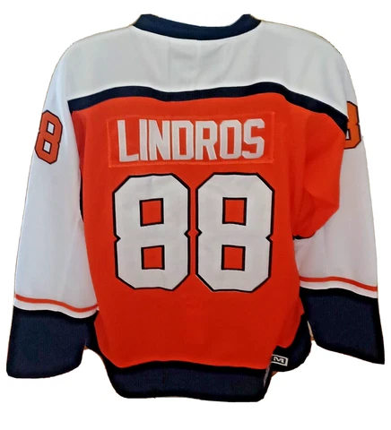 Eric Lindros Philadelphia Flyers orange CCM  Men's  SIZE 3X 56 Cover