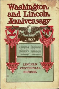 WASHINGTON LINCOLN ANNIVERSARY 1909 CENTENNIAL COLORADO MEMORIAL DAY ANNUAL BOOK - Bild 1 von 1
