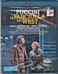 Puccini - La Fanciulla del West - New/Sealed - Kaufmann Stemme Zone Free Blu-ray - Picture 1 of 3