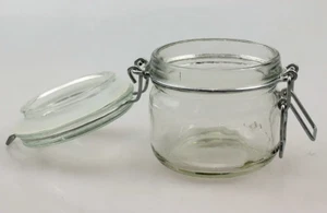 9 Unzen Verschlussdeckel Glas mit Schwenkdeckel Gummidichtung - Bild 1 von 2