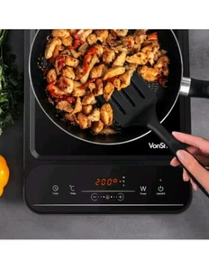 Single Induction Hob 2000W – VonShef Portable Induction Cooker 60-240°C - Black - Picture 1 of 8