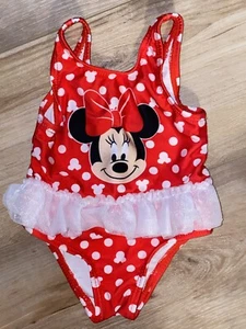 Disney Minnie Mouse Baby Girls Swimsuit 0-3 MONTHS - Picture 1 of 1