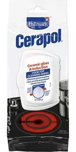 Hillmark Cerapol Ceramic Glass And Induction Cooktop Cleaning Wipes - 20 Pack. - Picture 1 of 1
