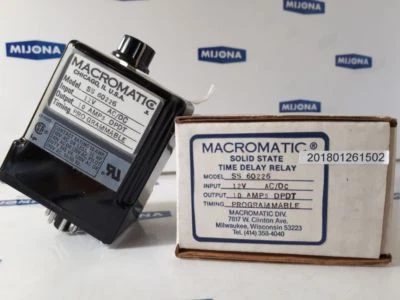Macromatic SS-60226 Programmable Time Delay Relay 12vac/dc - Image 1 of 4