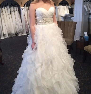 Morilee Madeline Gardner Бальное платье Свадебное платье без бретелек - Изображение 1 из 4