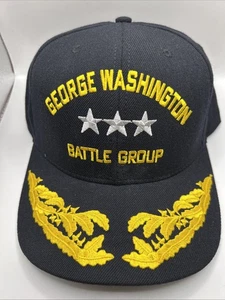 Gorra USS George Washington Battle Group talla única cierre a presión H-94c - Imagen 1 de 4