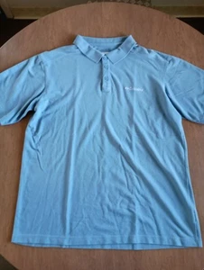 Camisa polo Columbia Omni Wick para hombre azul manga corta talla grande - Imagen 1 de 22