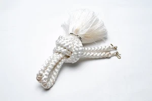 DEAR VANILLA JAPANESE HAORIHIMO TASSLE MEN'S HAORI TIE WITH HOOKS AUTHENTIC - Picture 1 of 8