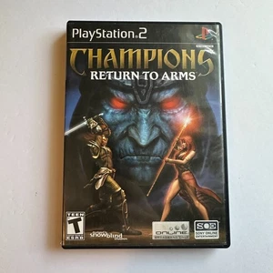 Champions: Return to Arms PS2 PlayStation 2 Case ONLY NO DISC NO MANUAL - Picture 1 of 4