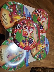Set Of 5 Vintage McDonald's  1989 And 1995 Plates Set 9 1/2" - Picture 1 of 7
