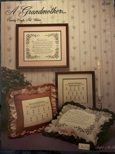 Country Crafts A Grandmother Cross Stitch Pattern Leaflet 83 - Picture 1 of 3